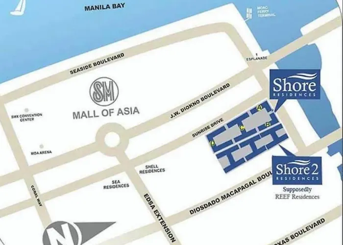 Shore Residences Walking Distance To Mall Of And Near Airport