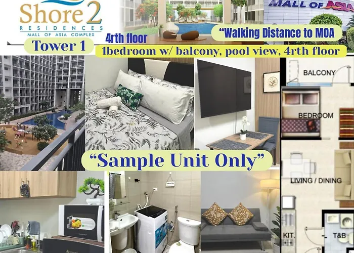 Shore Residences Walking Distance To Mall Of And Near Airport Apartment Manila